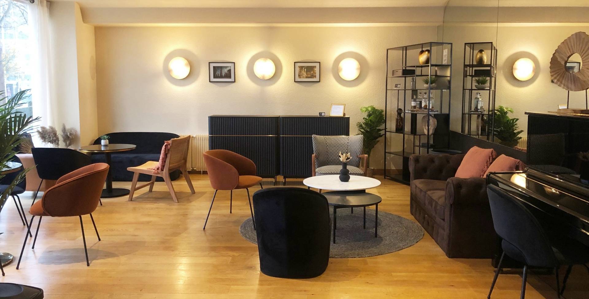 Lobby de l'hôtel | Le Progrès, hôtel gare d'Angers